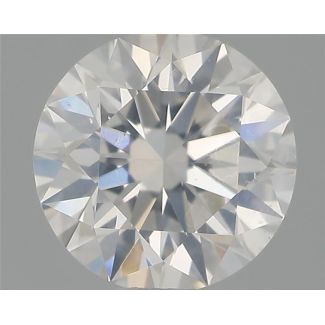 0.55 Carat Round F SI2 EX GIA Natural Diamond