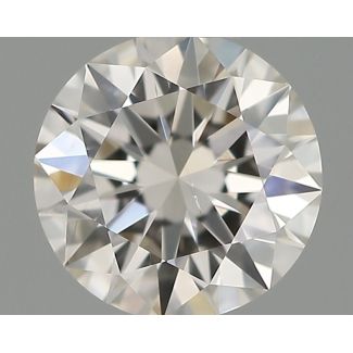 0.36 Carat Round I SI2 EX VG GIA Natural Diamond