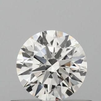 0.5 Carat Round H SI1 EX GIA Natural Diamond