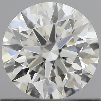 0.7 Carat Round H VS1 EX GIA Natural Diamond