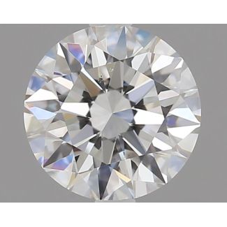 1.06 Carat Round H SI1 EX GIA Natural Diamond