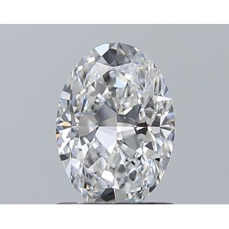 1.01 Carat Oval D VVS2 - EX GIA Natural Diamond