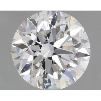 0.8 Carat Round F SI1 VG GIA Natural Diamond