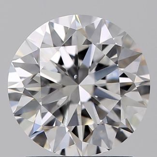 1.50 Carat Round D VS2 VG EX GIA Natural Diamond