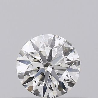 0.3 Carat Round H SI2 EX VG GIA Natural Diamond