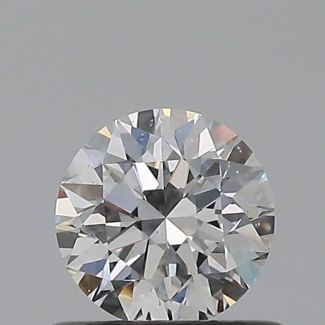 0.5 Carat Round E VS2 EX GIA Natural Diamond