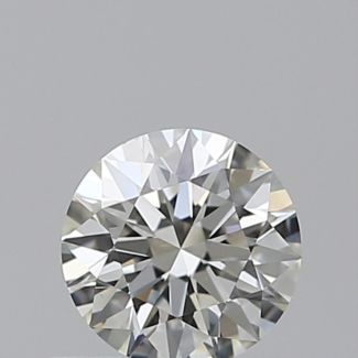 0.43 Carat Round J VVS2 EX GIA Natural Diamond