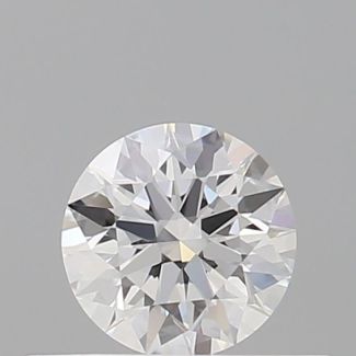 0.36 Carat Round E VVS1 EX GIA Natural Diamond