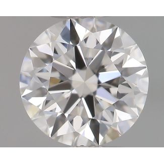 0.49 Carat Round G VVS1 EX IGI Natural Diamond