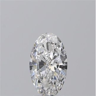 1.7 Carat Oval F VVS2 - EX GIA Natural Diamond