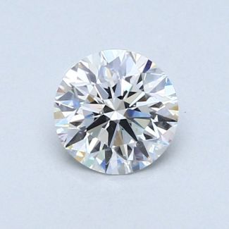 0.57 Carat Round D SI1 EX VG GIA Natural Diamond