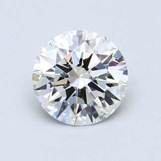 0.9 Carat Round D VS1 EX GIA Natural Diamond