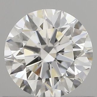 0.71 Carat Round F SI1 VG EX GIA Natural Diamond