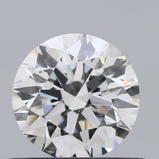 0.5 Carat Round F SI1 EX GIA Natural Diamond