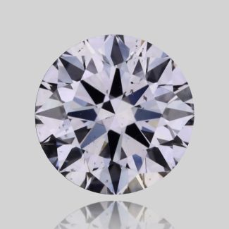 0.6 Carat Round D SI1 EX GIA Natural Diamond