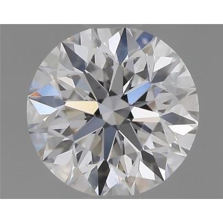 0.57 Carat Round D VS1 EX GIA Natural Diamond