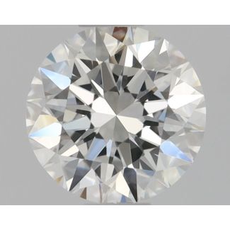 0.5 Carat Round G IF EX GIA Natural Diamond