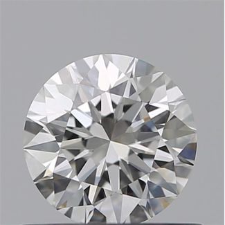 0.51 Carat Round E VVS2 EX GIA Natural Diamond