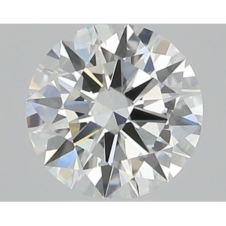 0.33 Carat Round G IF EX GIA Natural Diamond