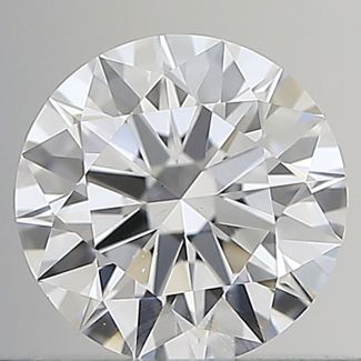 0.41 Carat Round D VS1 EX GIA Natural Diamond