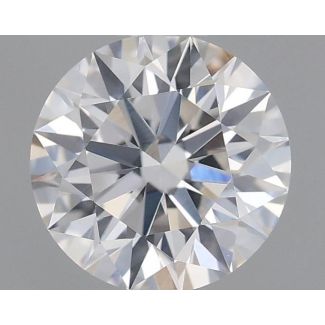 0.52 Carat Round F VS2 EX GIA Natural Diamond