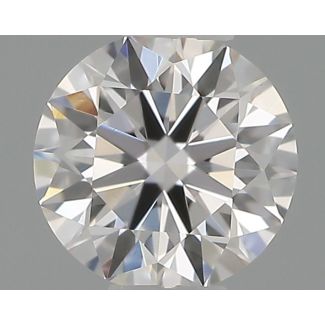 0.25 Carat Round E VVS1 EX VG GIA Natural Diamond