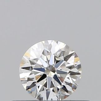 0.37 Carat Round G VS2 EX VG GIA Natural Diamond