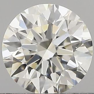 0.41 Carat Round H VVS1 EX IGI Natural Diamond