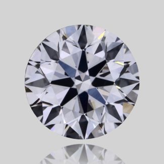 0.57 Carat Round F VVS1 EX GIA Natural Diamond