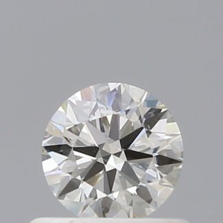 0.50 Carat Round I VS1 EX VG GIA Natural Diamond