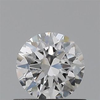 0.49 Carat Round D VS1 EX GIA Natural Diamond