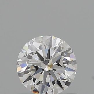 0.5 Carat Round E VVS2 EX GIA Natural Diamond