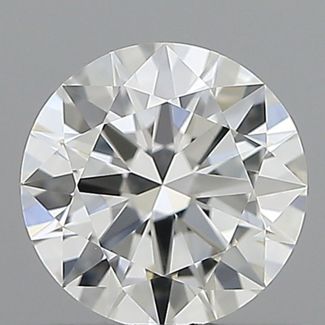 0.44 Carat Round F IF EX VG GIA Natural Diamond