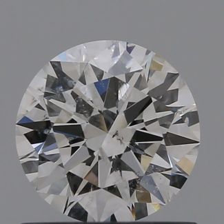 0.7 Carat Round E SI2 EX GIA Natural Diamond