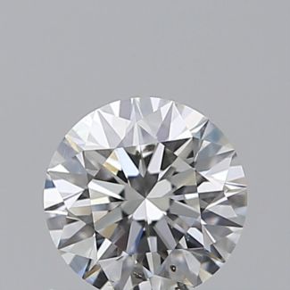 0.51 Carat Round H SI2 EX GIA Natural Diamond