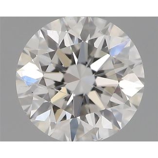 0.50 Carat Round E SI2 EX IGI Natural Diamond