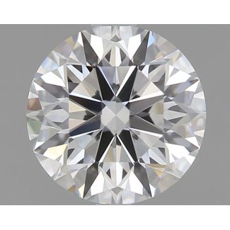 1.08 Carat Round D VVS2 EX GIA Natural Diamond