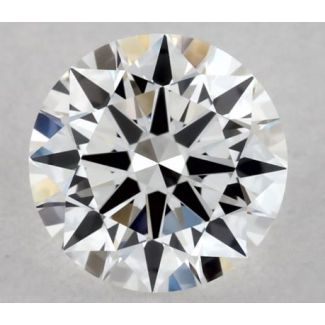 0.36 Carat Round G VVS1 EX GIA Natural Diamond