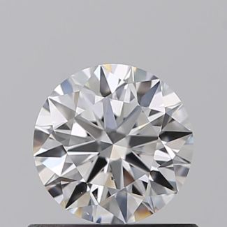 0.51 Carat Round D SI1 EX GIA Natural Diamond