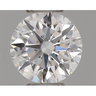 0.19 Carat Round D VVS1 EX VG GIA Natural Diamond