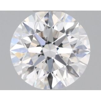 0.36 Carat Round E VVS1 EX GIA Natural Diamond