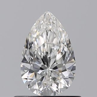 0.55 Carat Pear F SI1 - VG GIA Natural Diamond