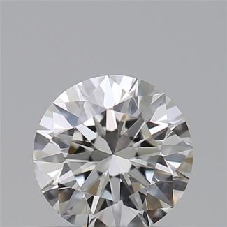 0.41 Carat Round F VVS2 EX IGI Natural Diamond