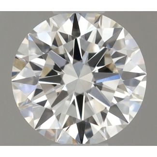 0.35 Carat Round H VVS1 EX GIA Natural Diamond