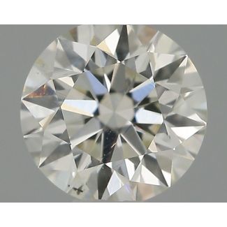 0.31 Carat Round G SI1 EX IGI Natural Diamond