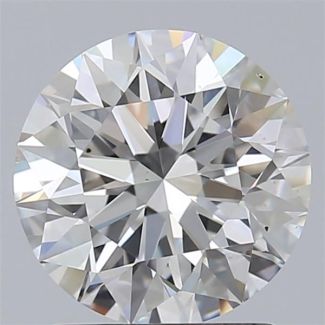 1.50 Carat Round F VS2 EX GIA Natural Diamond