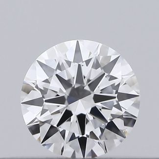 0.18 Carat Round D VS1 VG EX GIA Natural Diamond