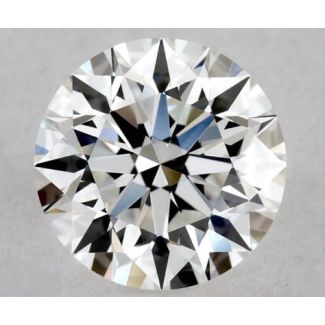 0.45 Carat Round F VVS1 EX GIA Natural Diamond