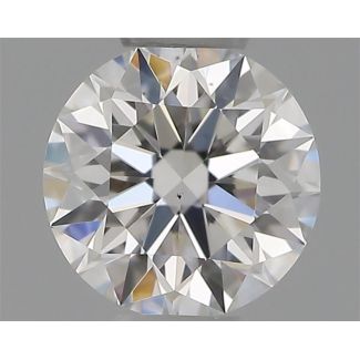 0.30 Carat Round F VS1 EX GIA Natural Diamond