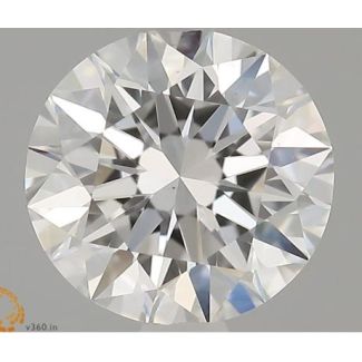 0.6 Carat Round D VS2 EX GIA Natural Diamond